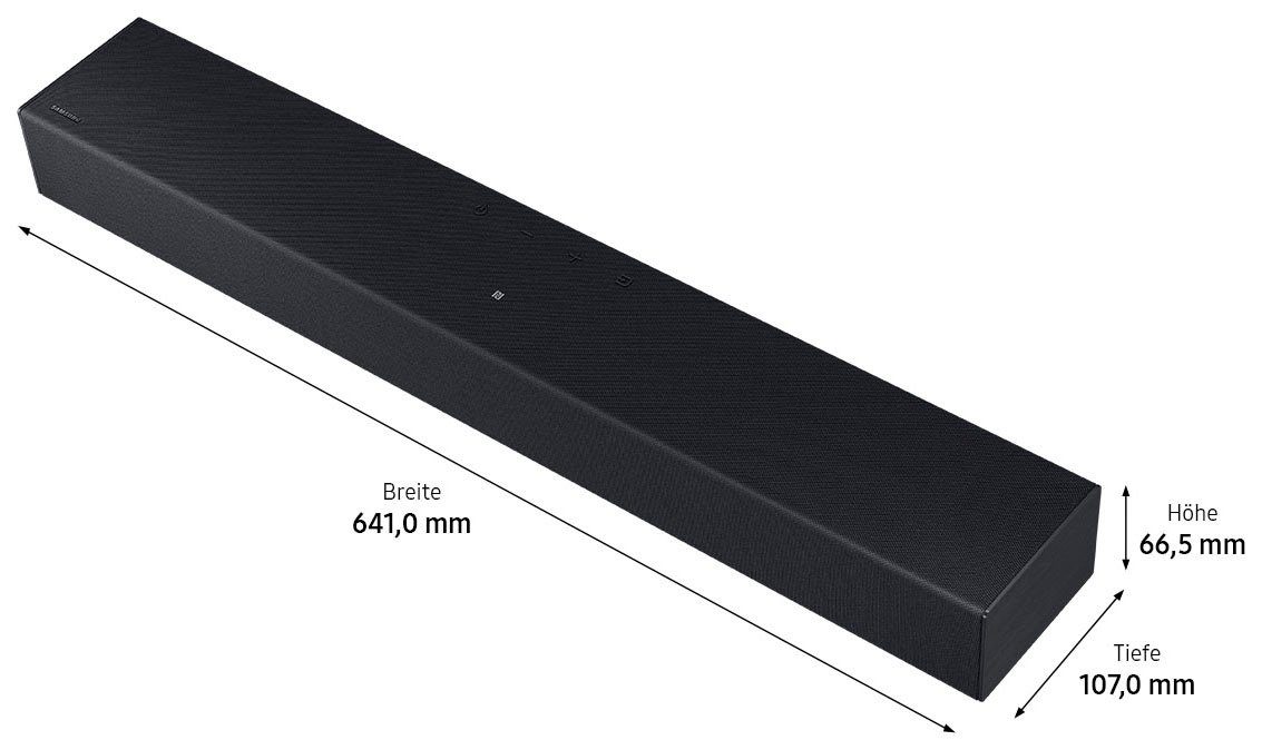 Samsung HW-C410G Soundbar (40 W, 2.0-Kanal Sound System,Integrierter Subwoofer,Surround Sound Expansion)