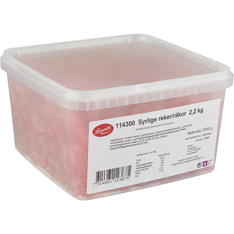 KnallGodt Reker syrlige 2,2 kg