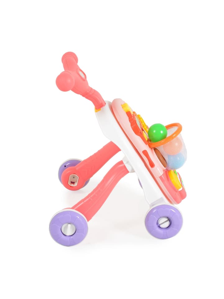 Moni Lauflernwagen 2 in 1 Korb in rosa günstig kaufen onesize