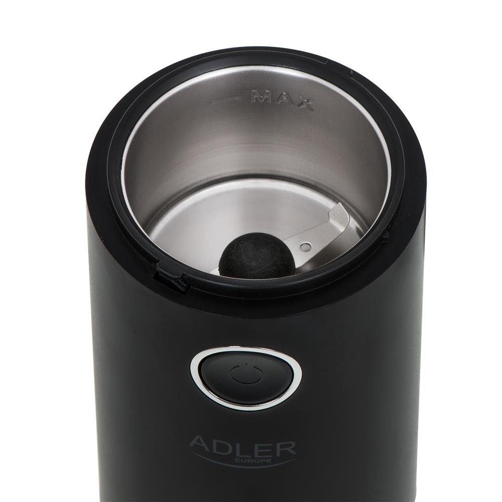 Adler Kaffeemühle AD 4446bs, 150Watt, 75g, elektrische Kaffeemühle, Gewürzmühle
