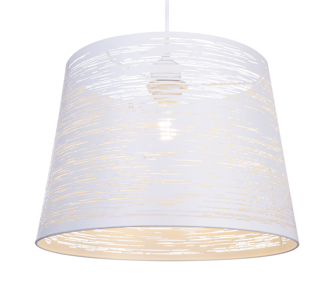 Globo Lighting - BECCA - Hängeleuchte Metall weiß, 1x E27