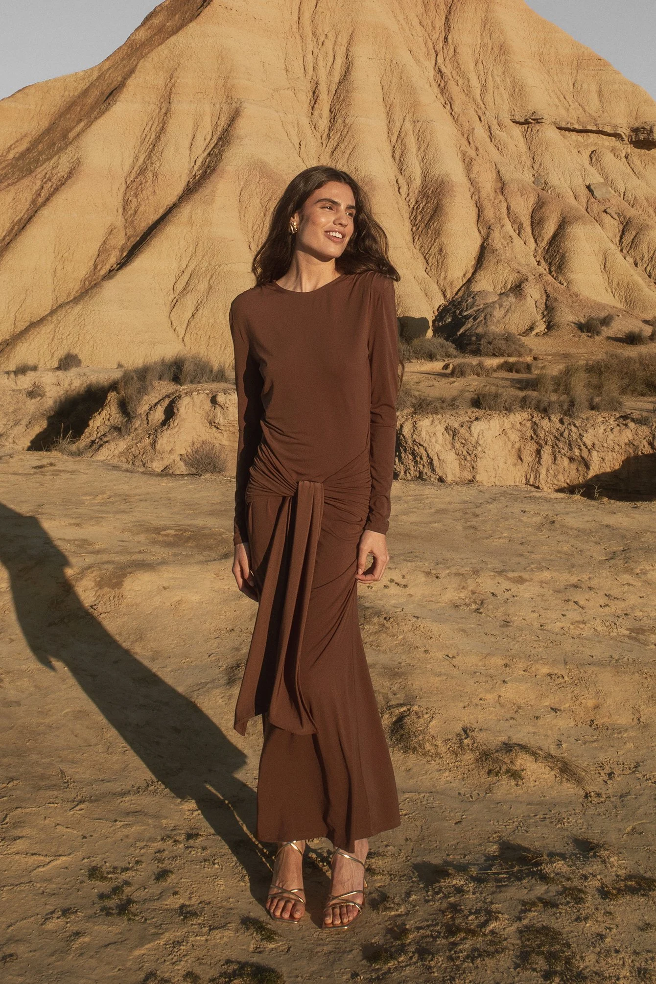 Tie Waist Maxi Dress