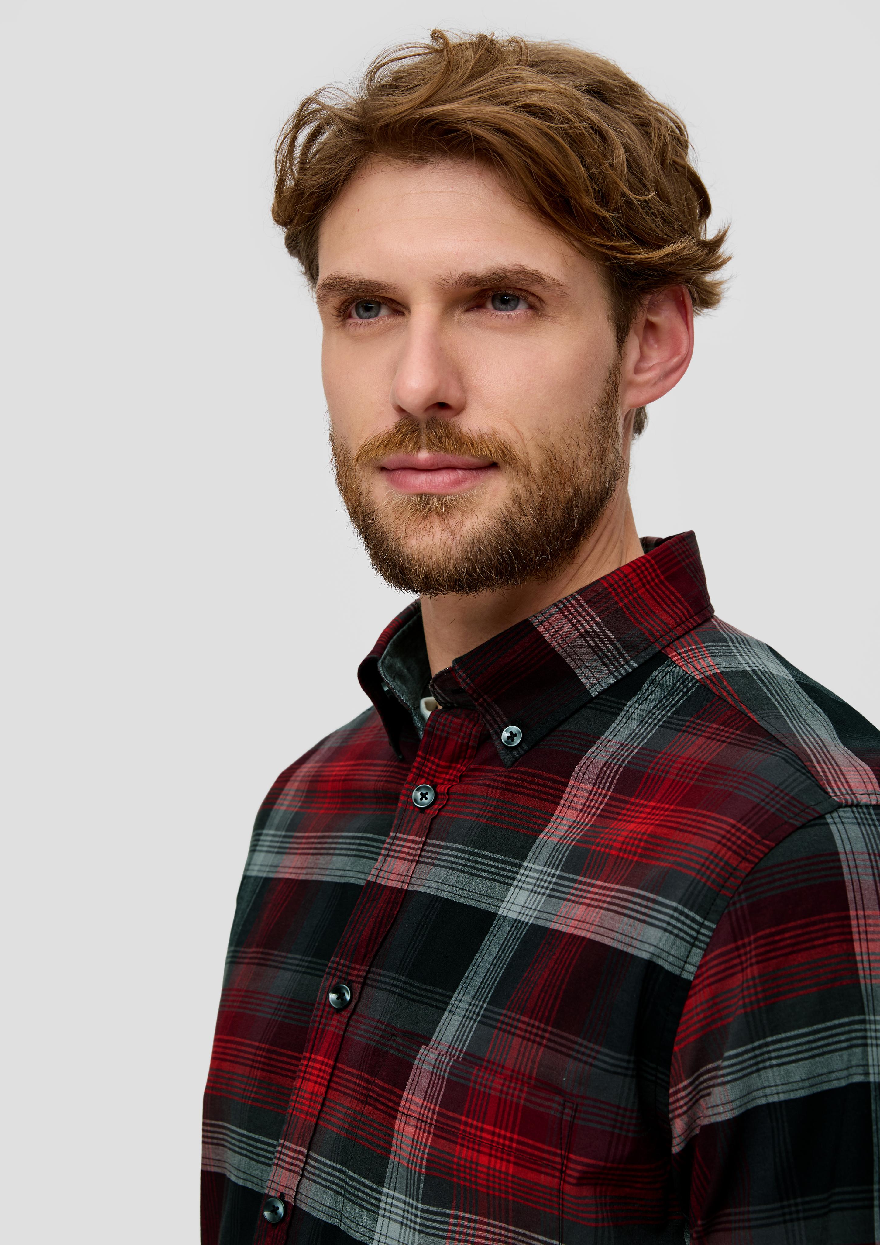 Slim: Hemd aus Baumwollstretch  2137932-31N1