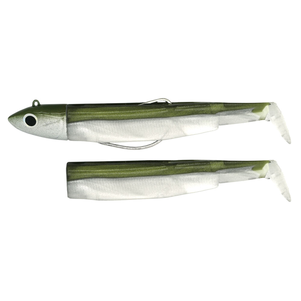 Leurre Souple Shad Finish Combo Black Minnow 160 Off Shore 16cm, 60g