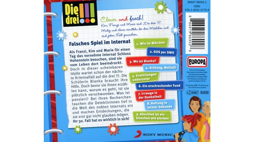 030/Falsches Spiel im Internat