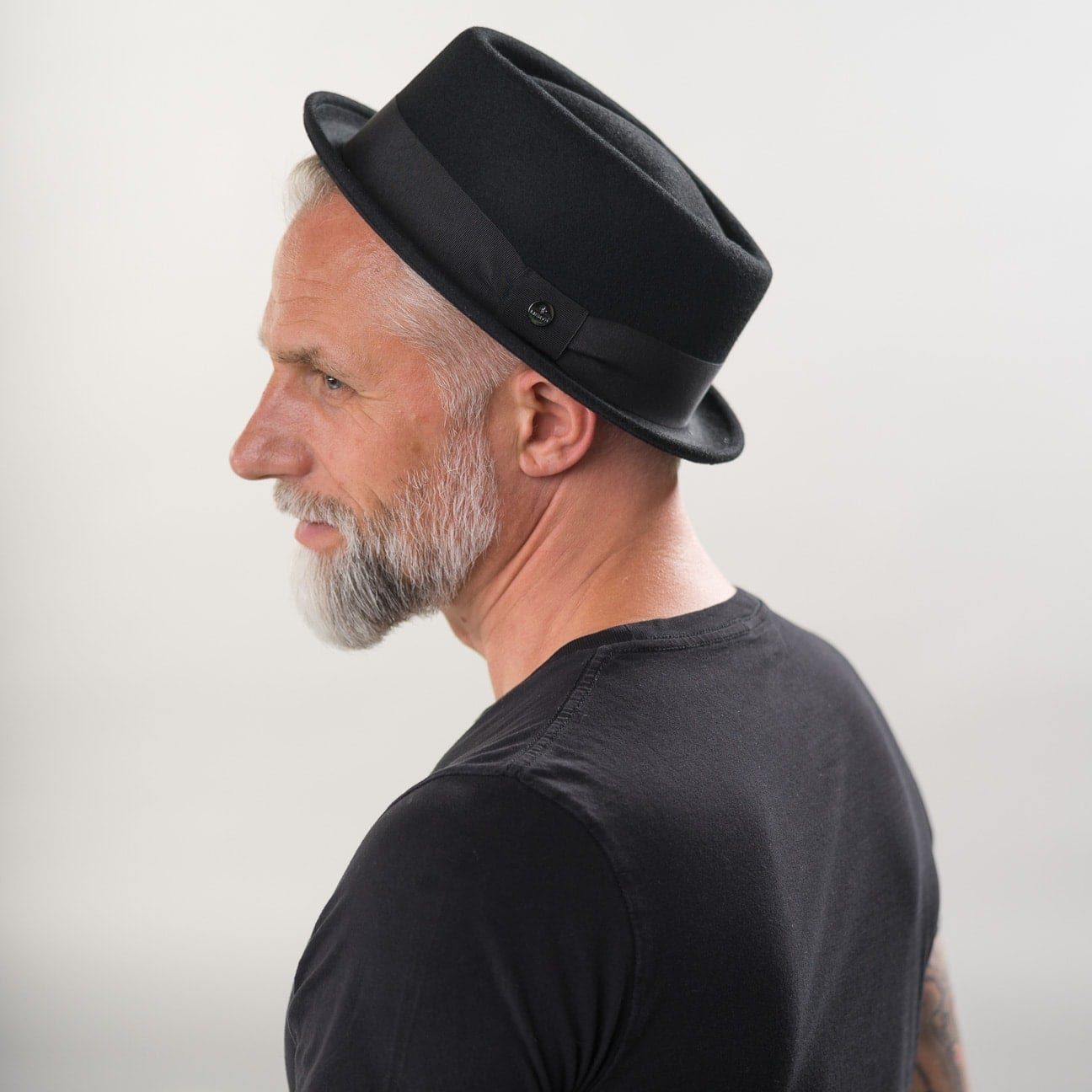 Lierys Fedora (1-St) Fedora mit Ripsband, Made in Italy