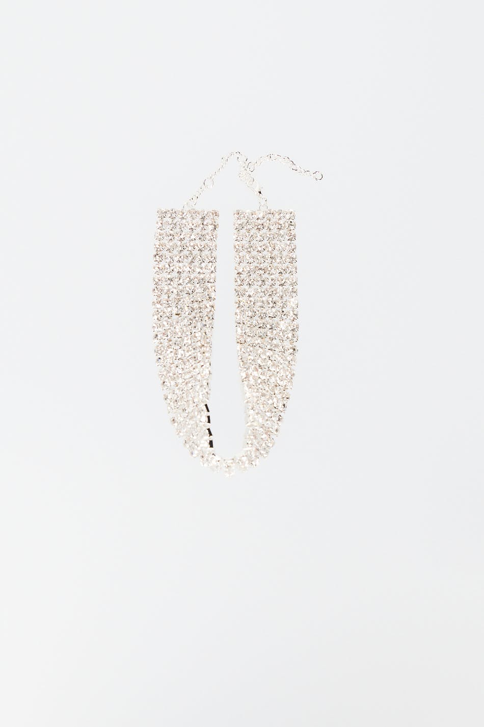Chunky rhinestone necklace