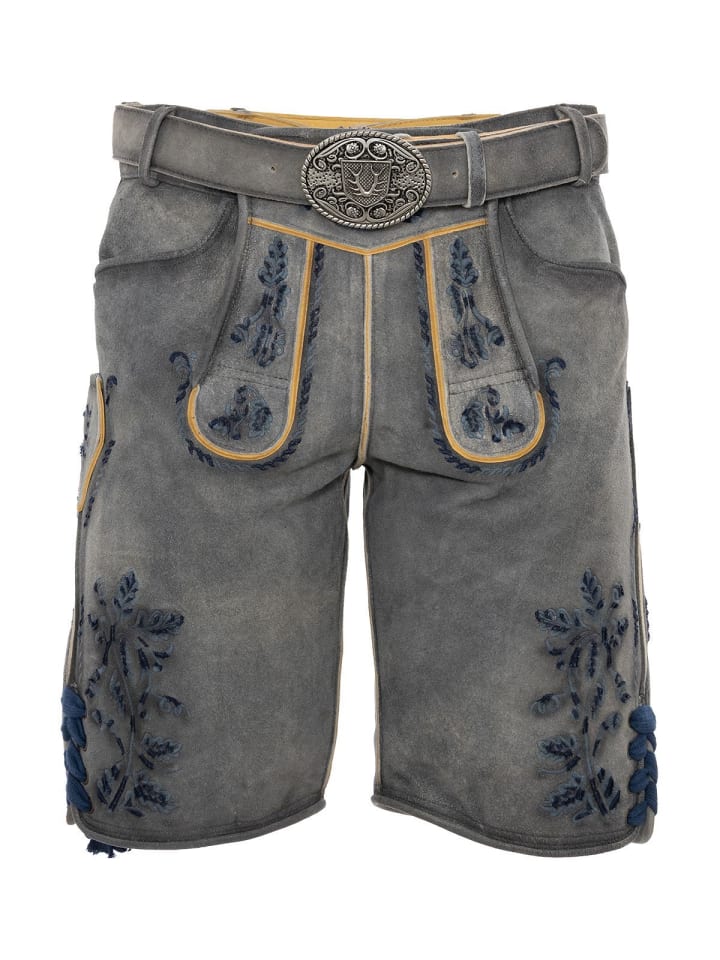 KRÜGER Lederhose 961567 in grau günstig kaufen