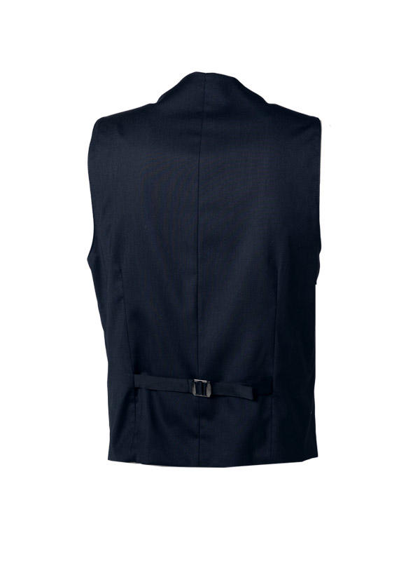 HECHTER PARIS, Weste, Shape Fit, Schurwoll-Stretch, nachtblau