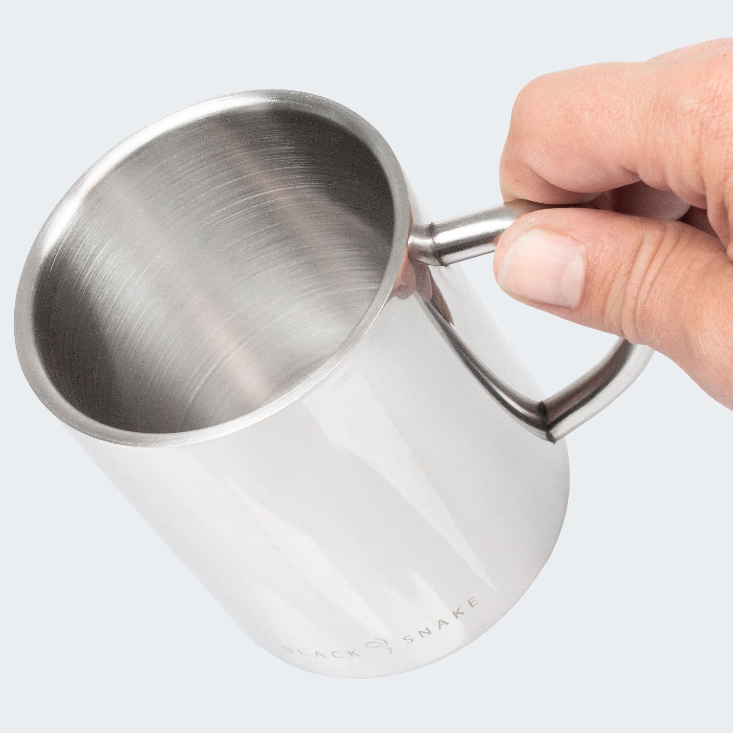 Black Snake 2-Personen Set Thermo Tasse und Essbesteck