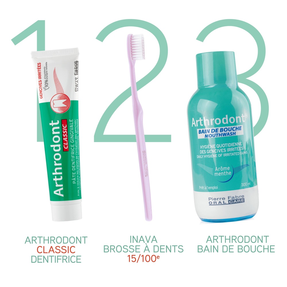Oral Care PIERRE FABRE ORAL CARE Arthrodont Classic - Pâte dentifrice gingivale 75ml Dentifrice
