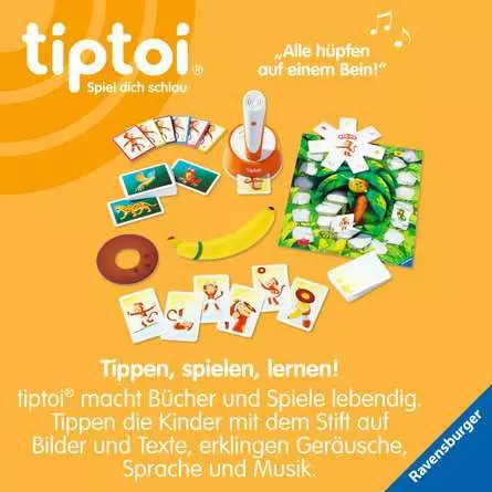 tiptoi® ACTIVE Dschungel-Olympiade - Lernspiel ab 4 Jahren