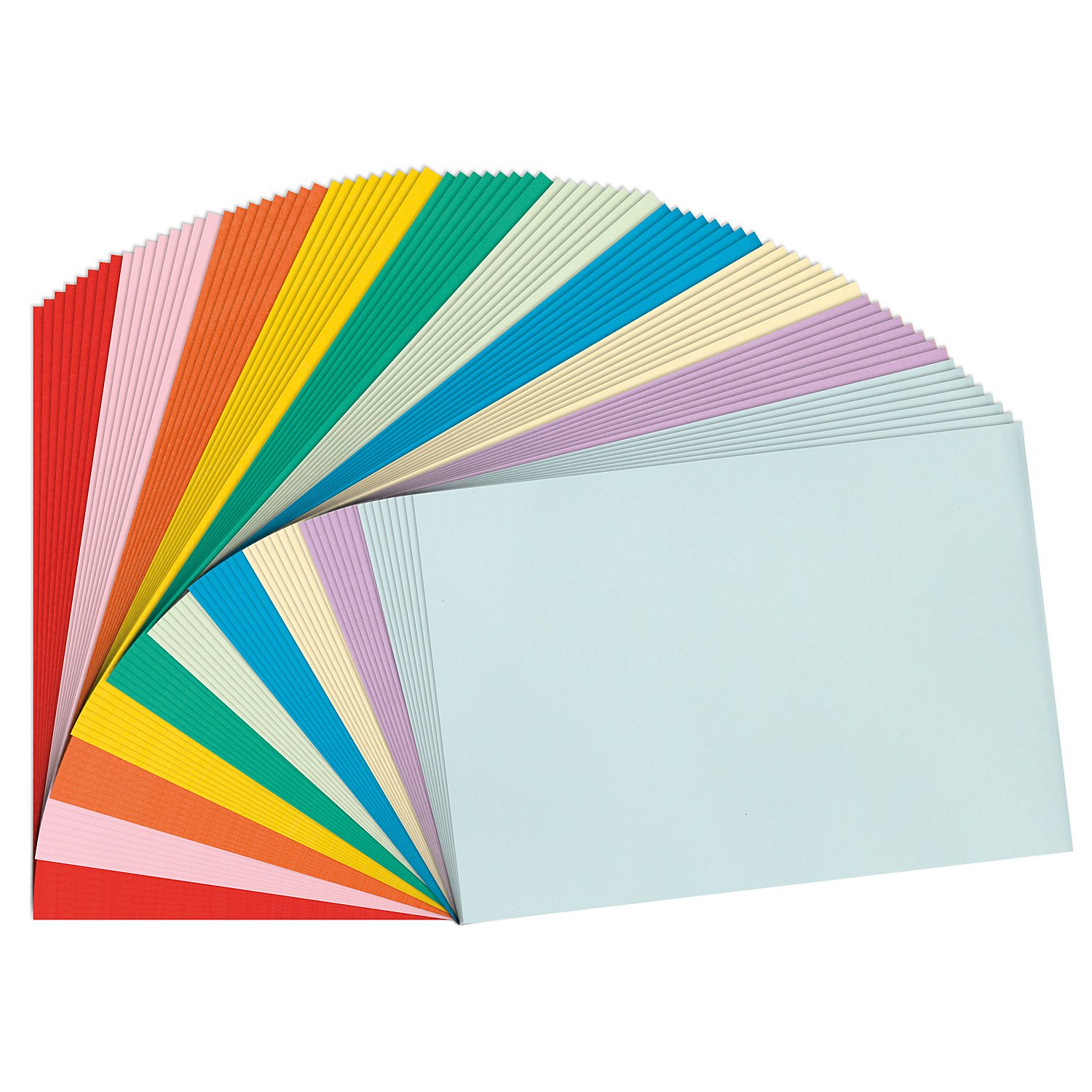 Tonzeichenpapier, bunt, 21 x 29,7 cm, 100 Blatt