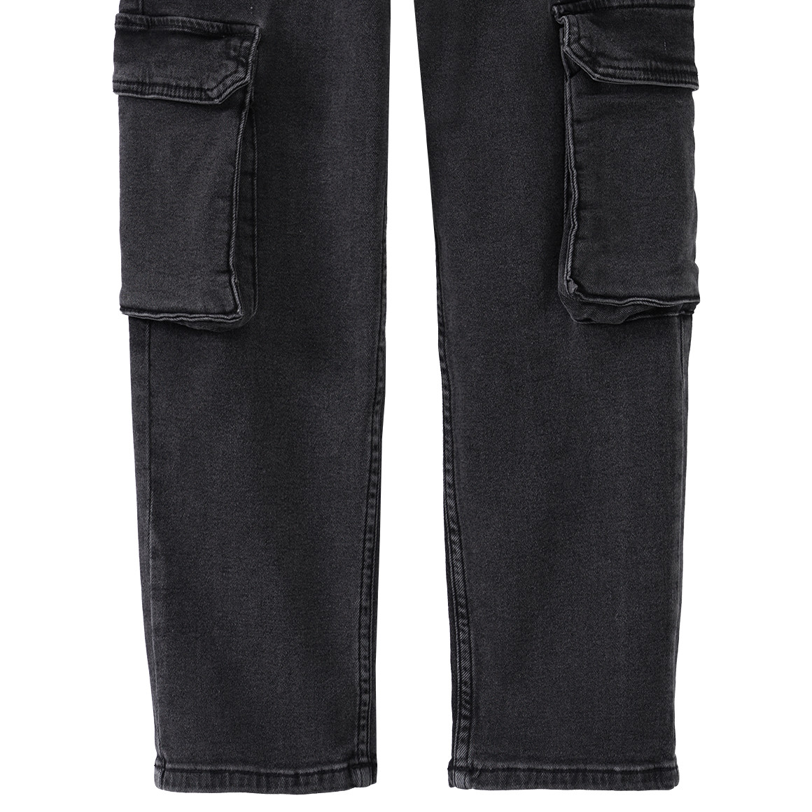 Jungen Cargo-Jeans mit geradem Bein