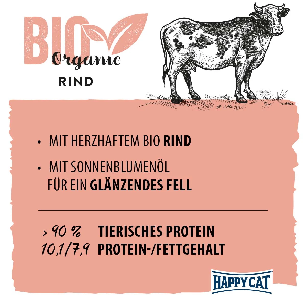 Happy Cat Bio Pouch Rind günstig kaufen bei ZooRoyal