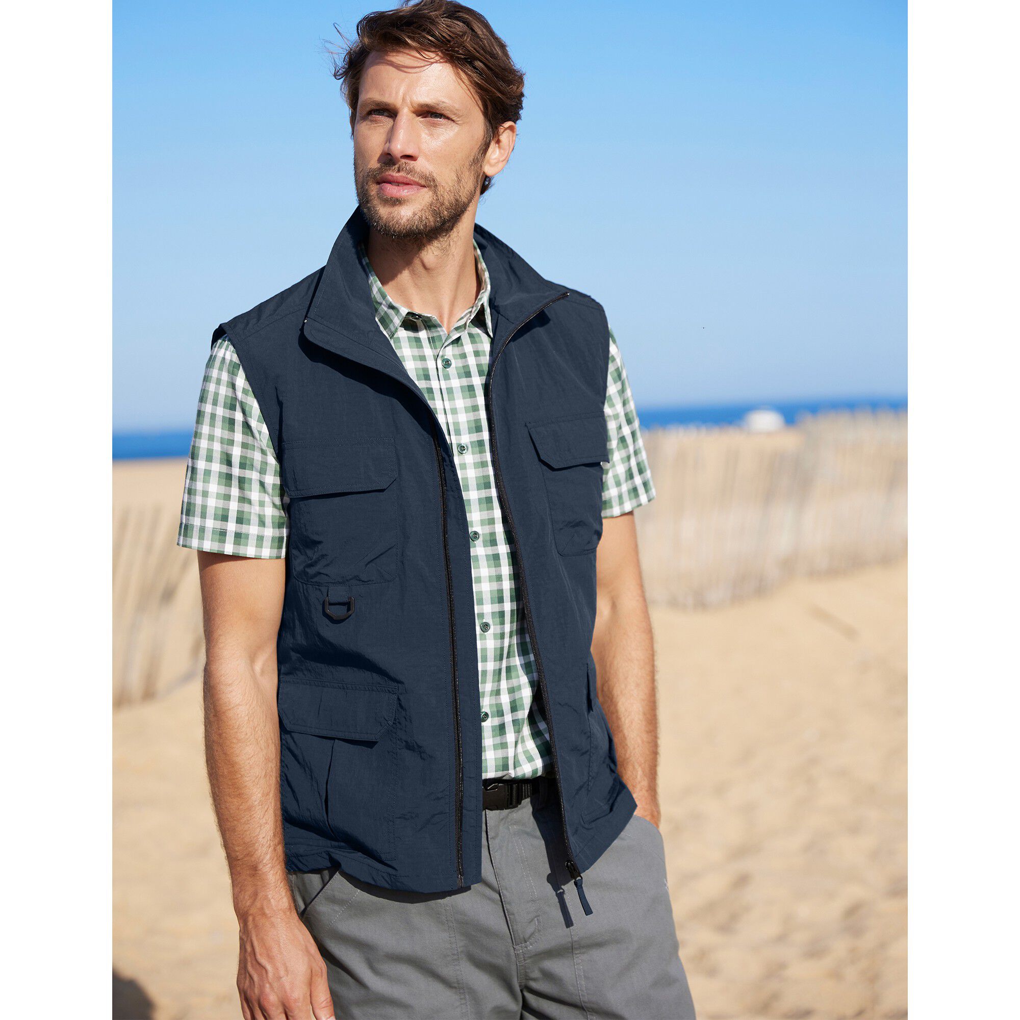 Gilet multipoches sans manches