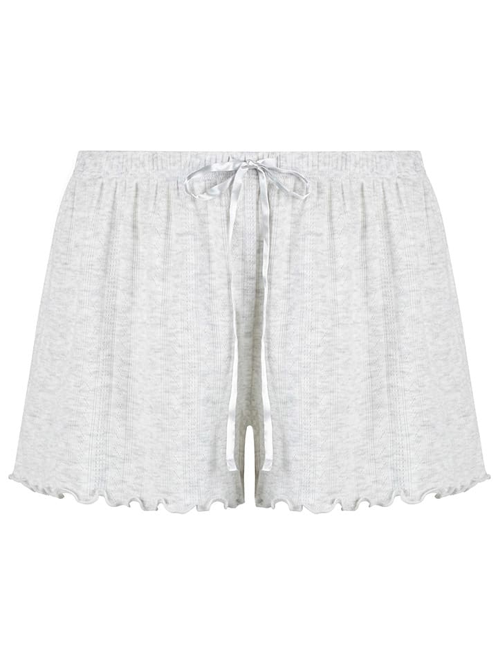 Hunkemöller Pyjama-Shorts in Grau günstig kaufen