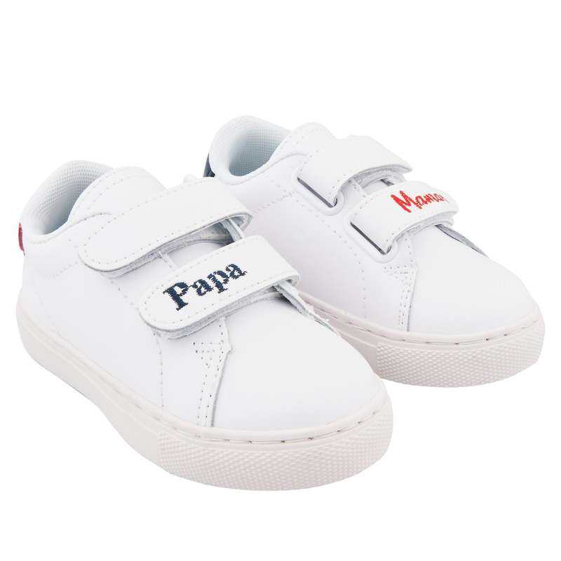 Baskets en cuir Mini Edith papa maman