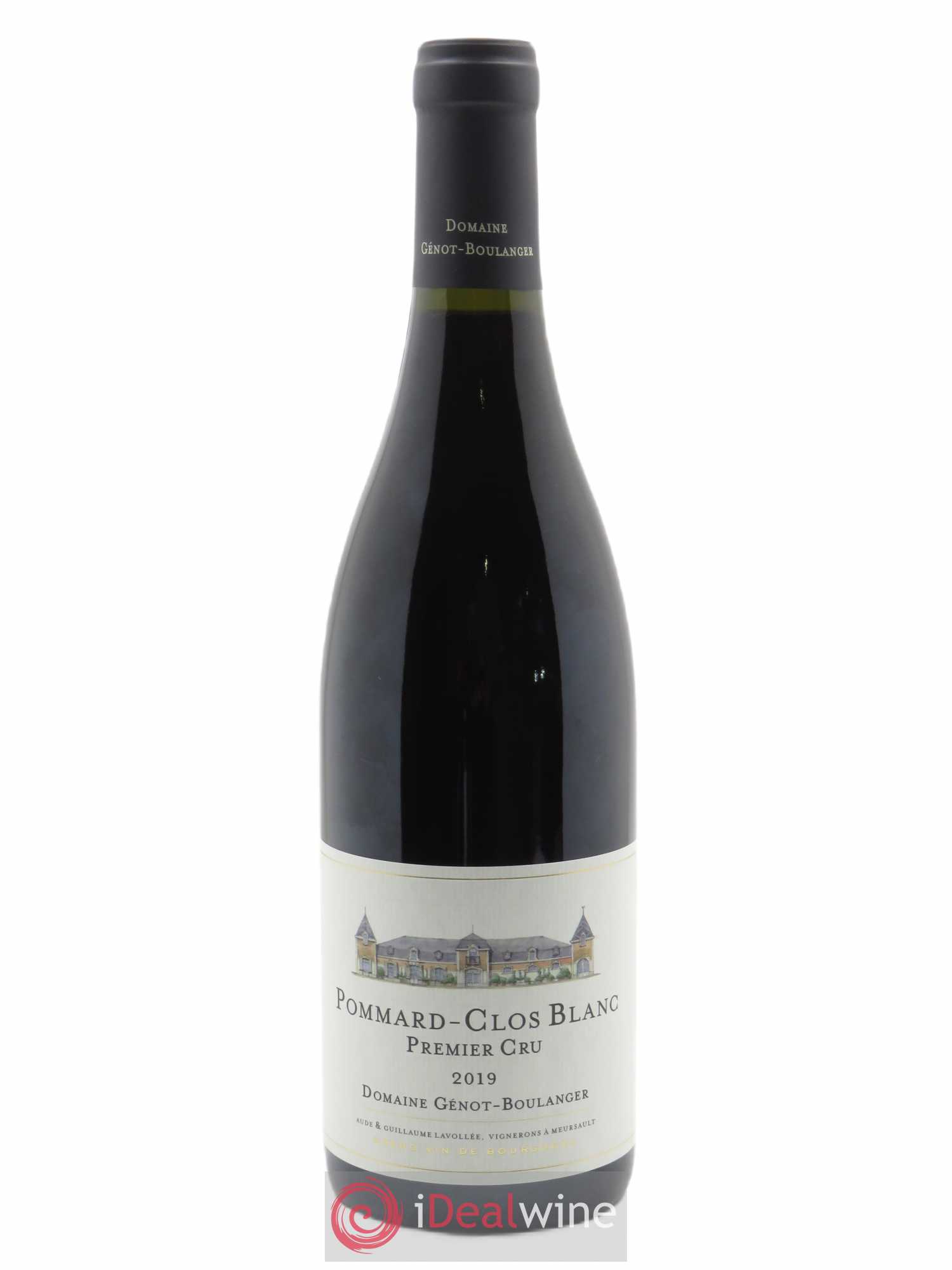 Pommard 1er Cru Clos Blanc Génot-Boulanger (Domaine)  2019 - Lot de 1 Bouteille