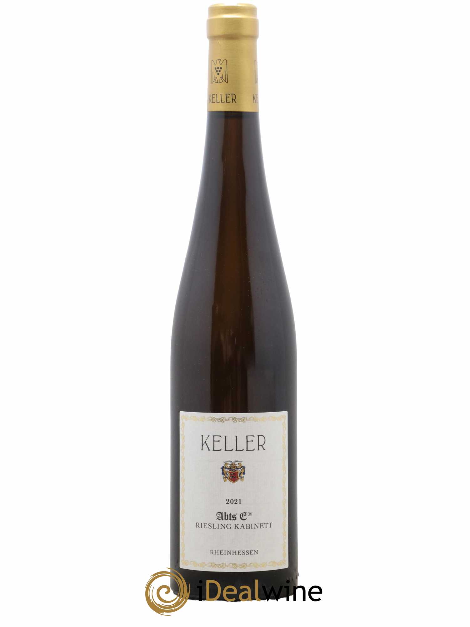 Allemagne Rheinhessen Abts Erde Westhofen Brunnenhäuschen Riesling Kabinett Keller 2021 - Lot de 1 Bouteille