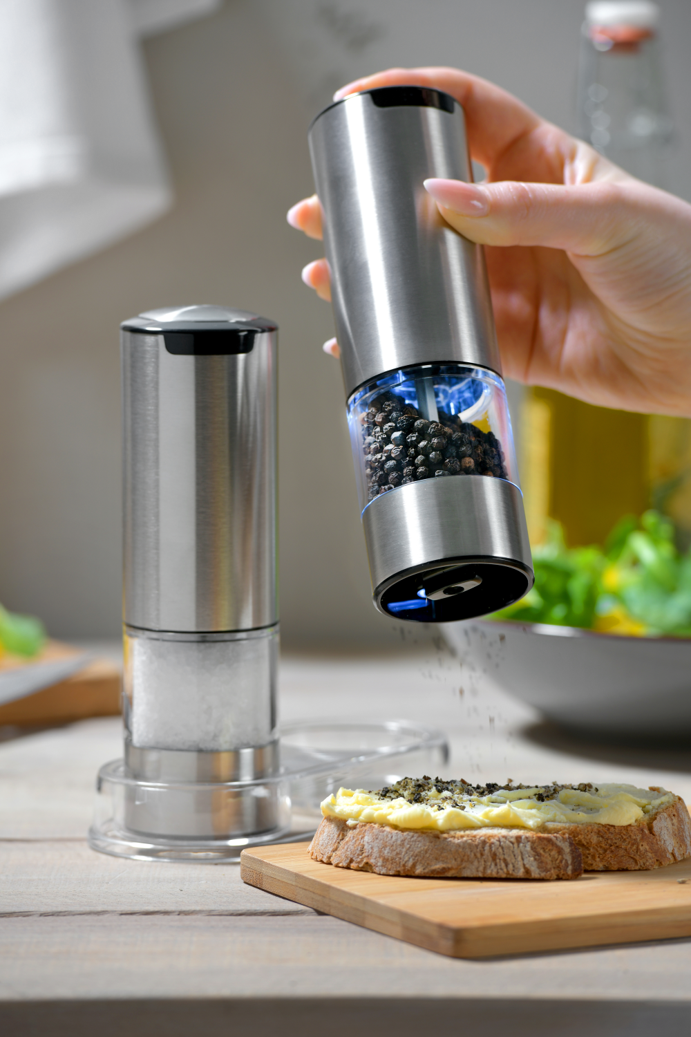 Gewürzmühlen-Set 2-teilig, je 70ml