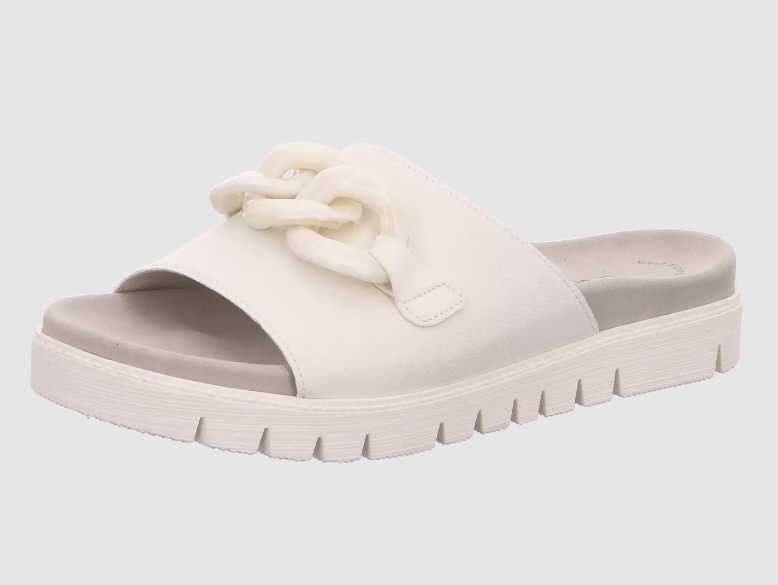 GABOR Sportliche Sandalen weiss Gabor Fashion Pantolette 23.743.20 Weiß