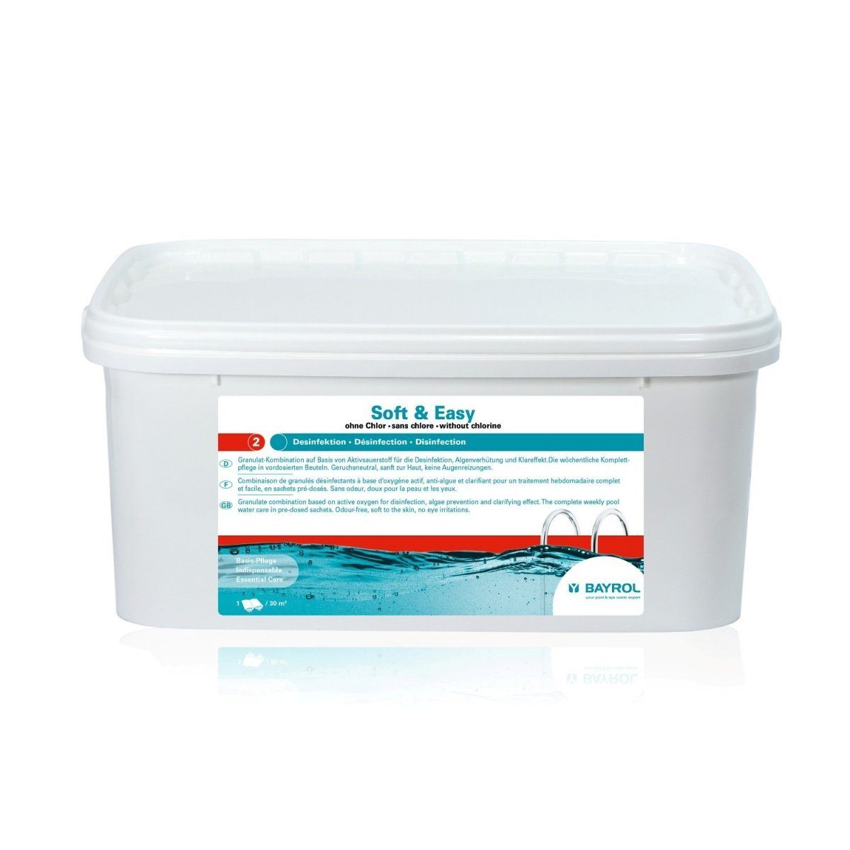 Bayrol Poolpflege Bayrol Soft & Easy 20m³ 8 Beutel 2,24kg Aktivsauerstoff Desinfektion