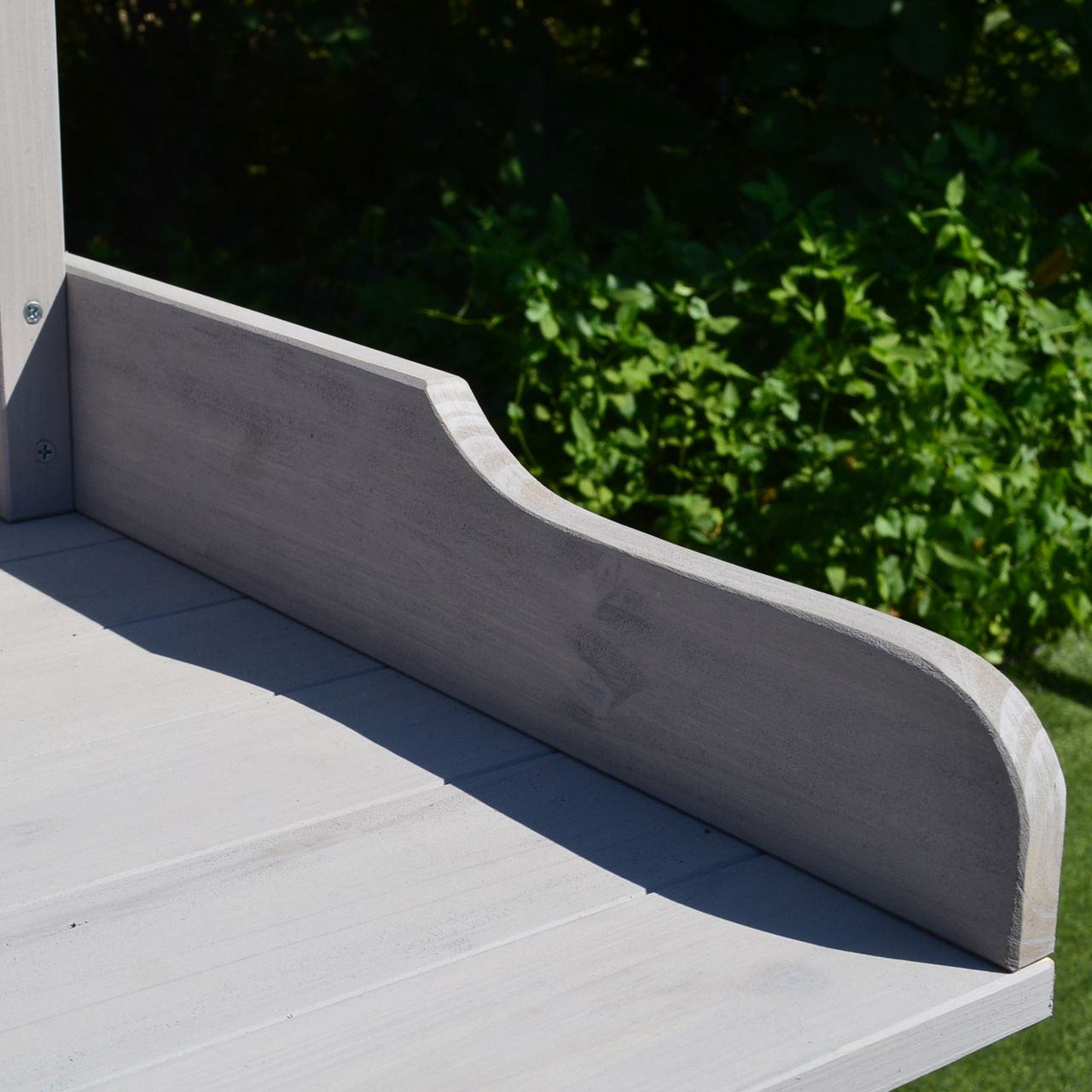 HOMCOM Gartenarbeitstisch Pflanztisch Gärtnertisch Gartentisch mit Wanne Holz