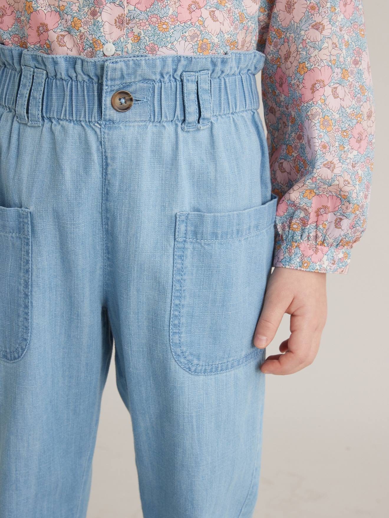 Jean Mom Fille CYRILLUS denim