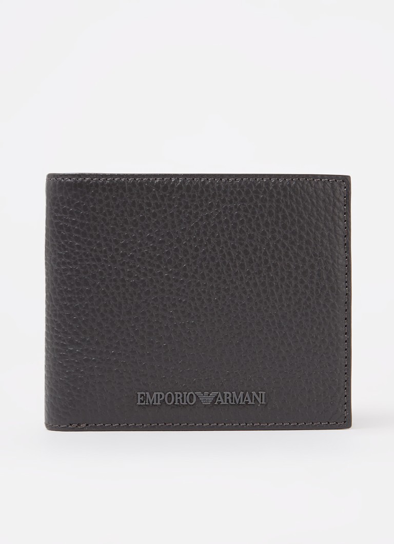 Portofel din piele cu logo-ul Emporio Armani
