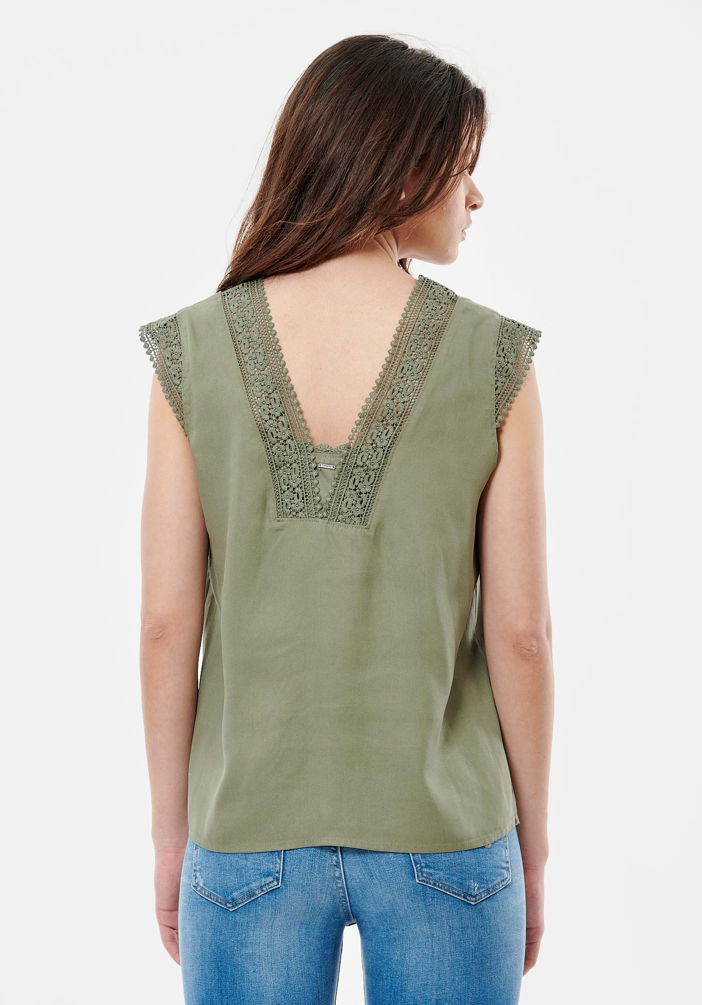 BLACE  Blouse kaki femme