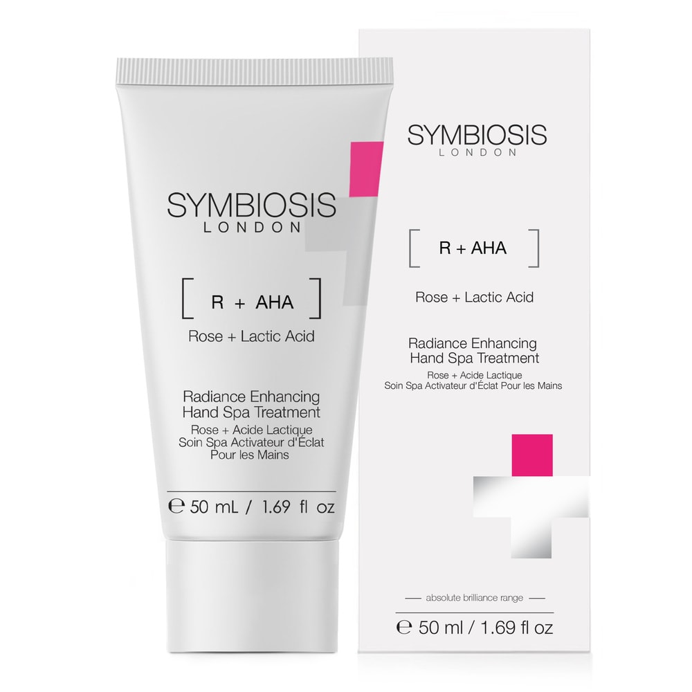symbiosis [Rose + acide lactique] Soin spa Activateur d'Éclat Pour les Mains Main & Corps