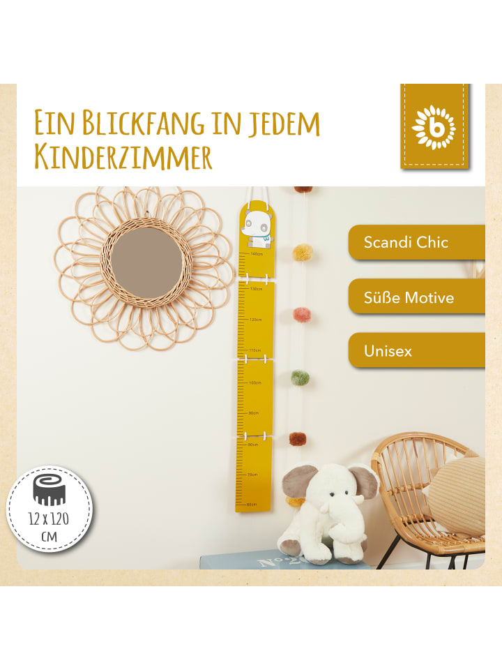 Bieco Spielwaren Holz Kindermesslatte Panda in Gelb günstig kaufen onesize