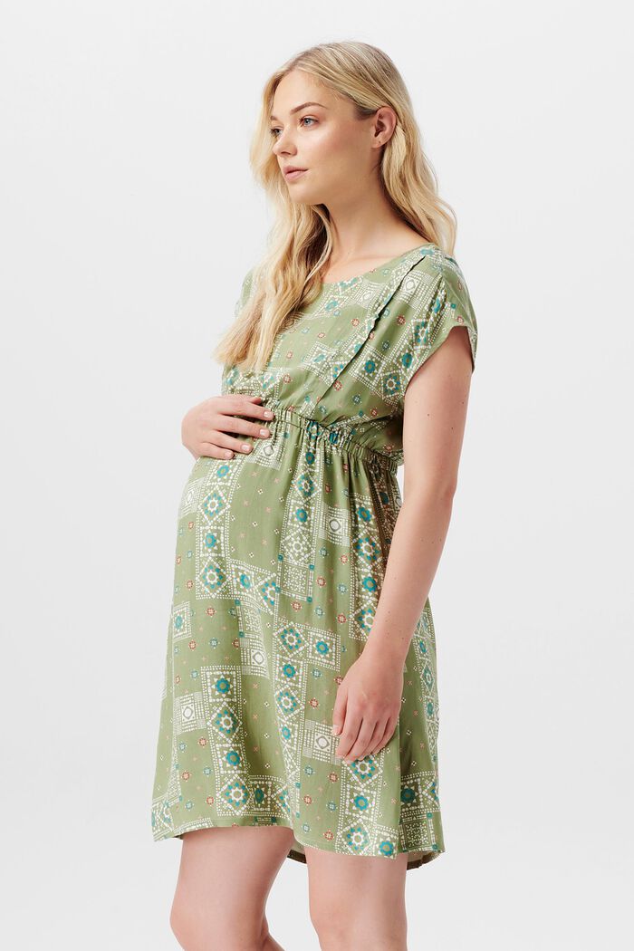 Bedrucktes Kleid mit Stillfunktion