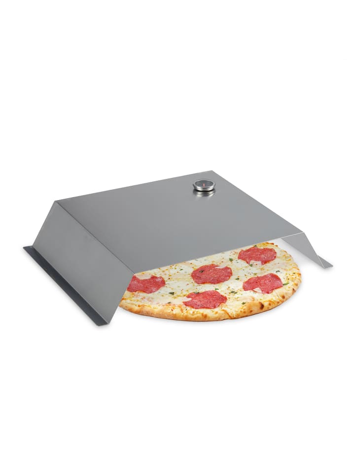 relaxdays BBQ Pizzaaufsatz in Silber günstig kaufen onesize