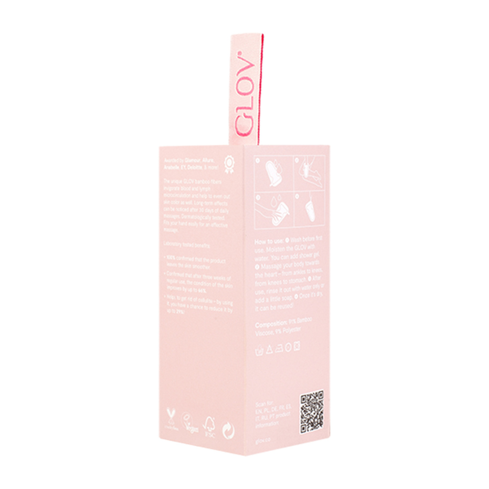 glov Skin Smoothing pink Gant de massage  Skin Smoothing