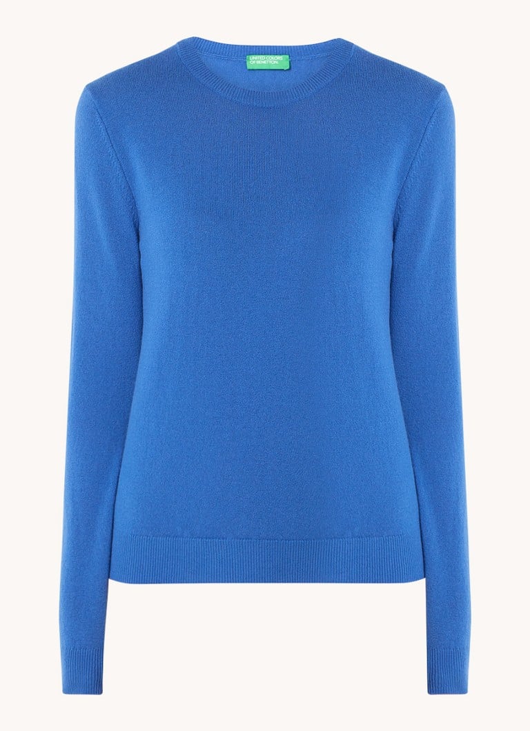 Maglione Benetton in lana merino a maglia fine
