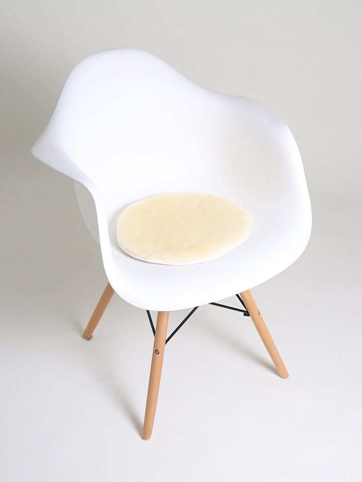 Kaiser Naturfellprodukte H&L Lammfell-Sitzauflage in Creme günstig kaufen 35 cm