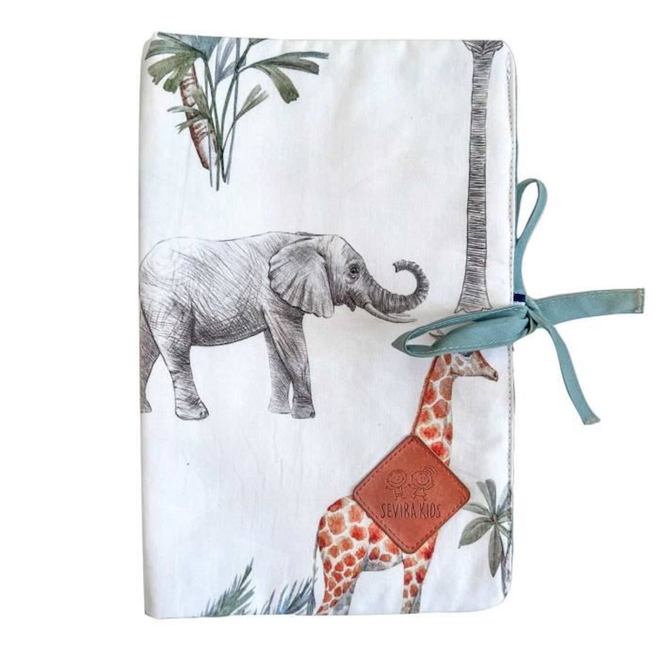 Protége carnet de santé bébé en coton