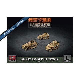 Sd Kfz 250 Scout Troop (Plastic)