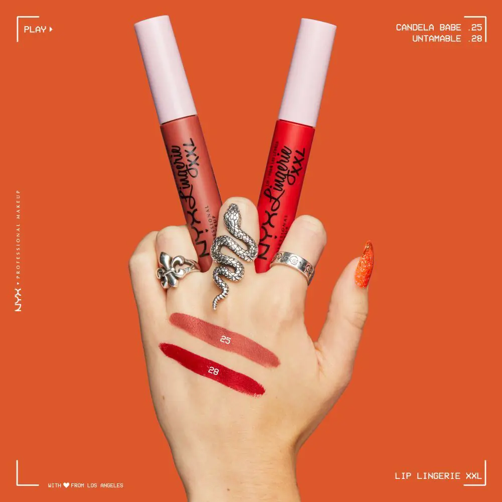 NYX Lip Lingerie XXL On Fuego течни кармин