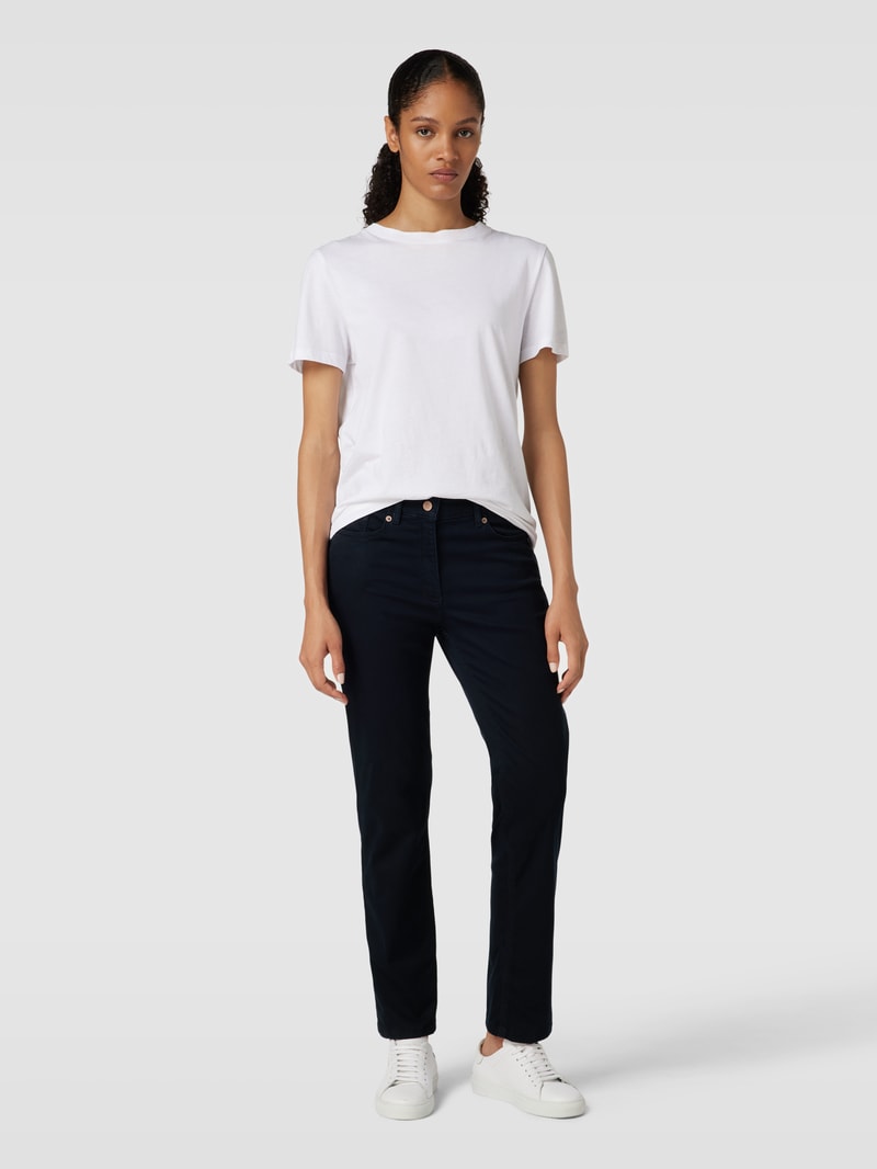 Comfort Fit Jeans im 5-Pocket-Design Modell 'GRETA' in marineblau