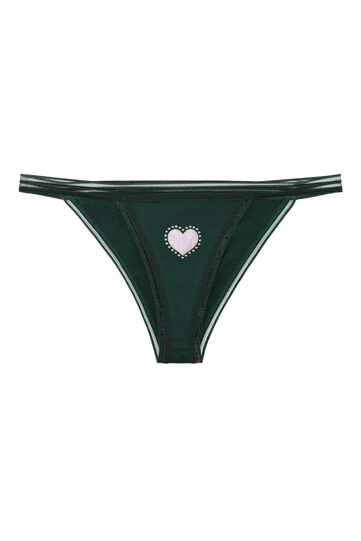 Sensu  5-teiliges Slip-Slip-Set für Damen aus Baumwolle mit Stone-Print – Kts3040