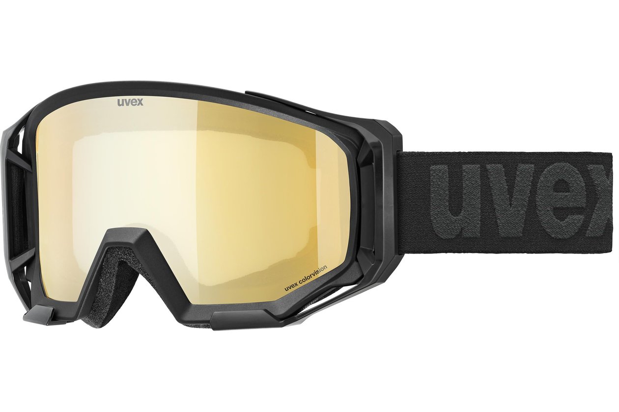 Uvex Athletic CV Black Matt Sl / Gold-Yellow