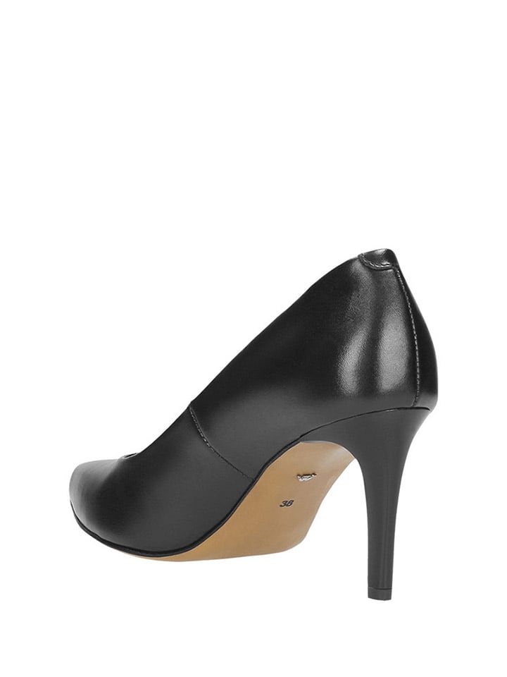 Wojas Leder-Pumps in Schwarz günstig kaufen