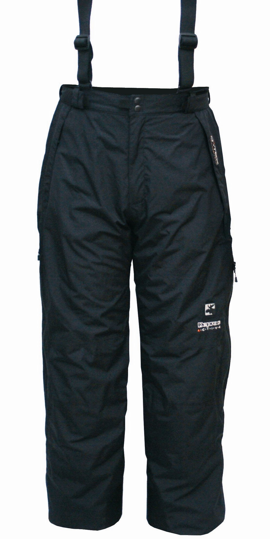 DEPROC Active Skihose SPITZBERGEN MEN III CS NEW mit abnehmbarem Trägersystem und seitlichen Belüftungsreißverschlüssen, auch in Großen Größen erhältlich