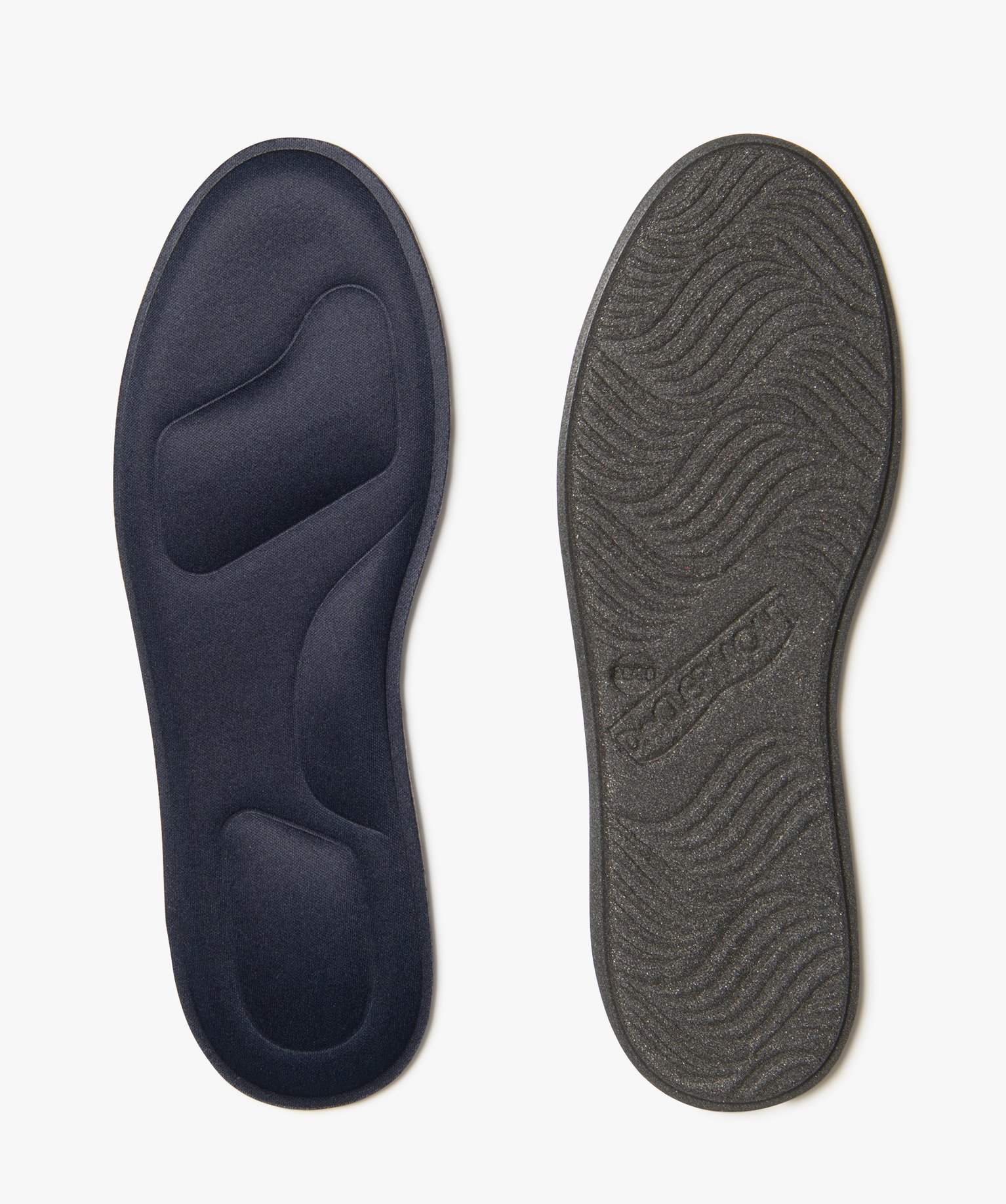 Semelles à mémoire de forme homme bleu | GEMO