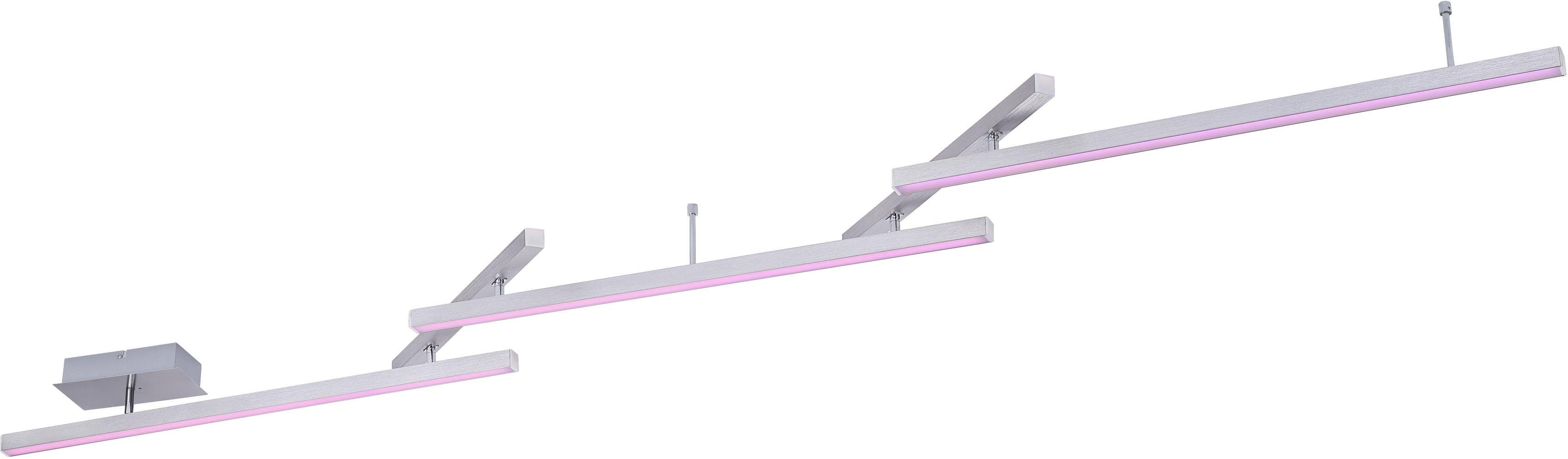 TRIO Leuchten LED Deckenleuchte MELBY, Dimmfunktion, Farbwechsel, Memoryfunktion, Smart Home, mehrere Helligkeitsstufen, LED fest integriert, Neutralweiß, Warmweiß, Mit WiZ-Technologie für eine moderne Smart Home Lösung