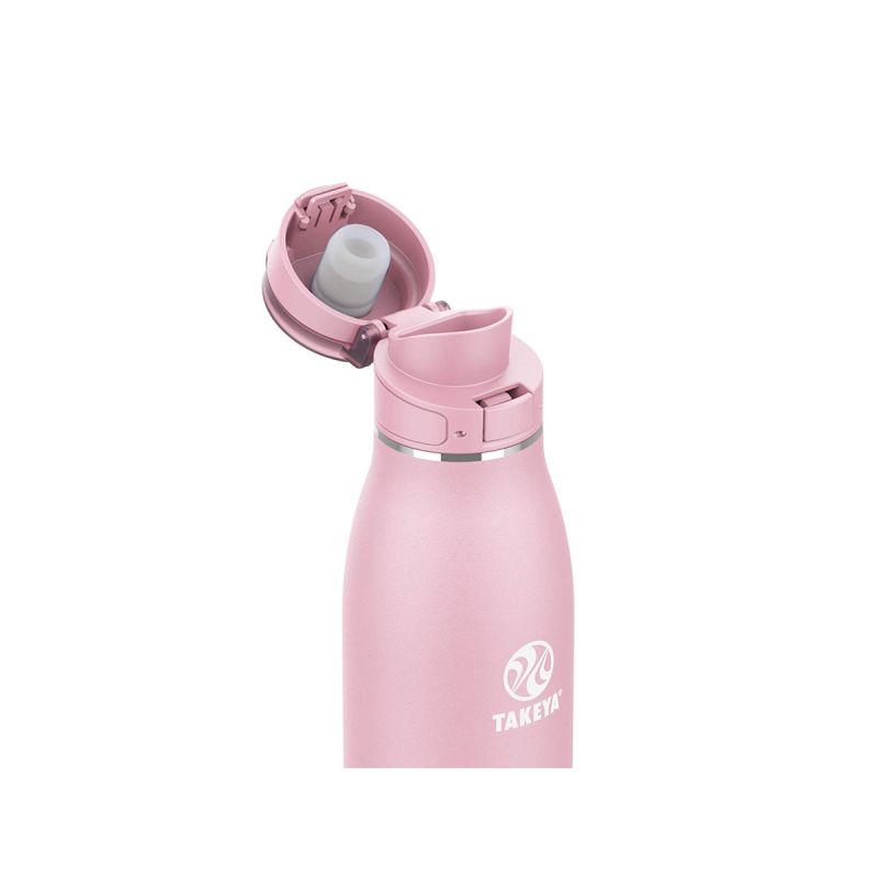 Takeya Actives Traveler Insulated Bottle 25oz \/ 740ml Blush (52510)