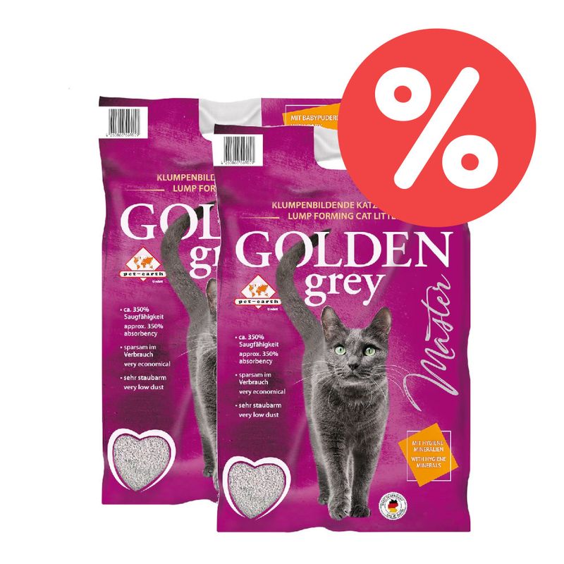 Doppelpack Golden Grey Master Katzenstreu zu TOP-Preisen | bitiba